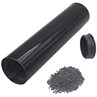 Drfeify Sand Shaker Metal- Cilindro de Acero Inoxidable Portátil de 2 Colores Sand Shaker Instrumentos de Percusión de…